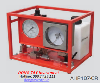 AIR DRIVEN HYDROTEST PUMPS - WITH CHART RECORDER Hi-Force AHP2-CR