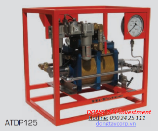 AIR DRIVEN TWIN DOUBLE ACTING HYDROTEST PUMPS Hi-Force ATDP