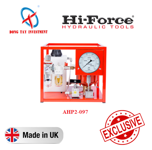 Bơm test áp suất sử dụng khí nén Hi-Force AHP2-097