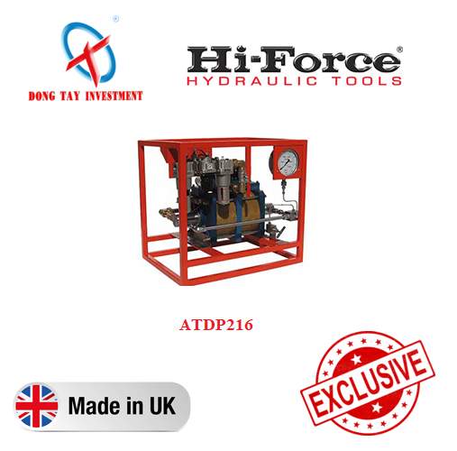 Bơm test áp suất sử dụng khí nén Hi-Force ATDP216