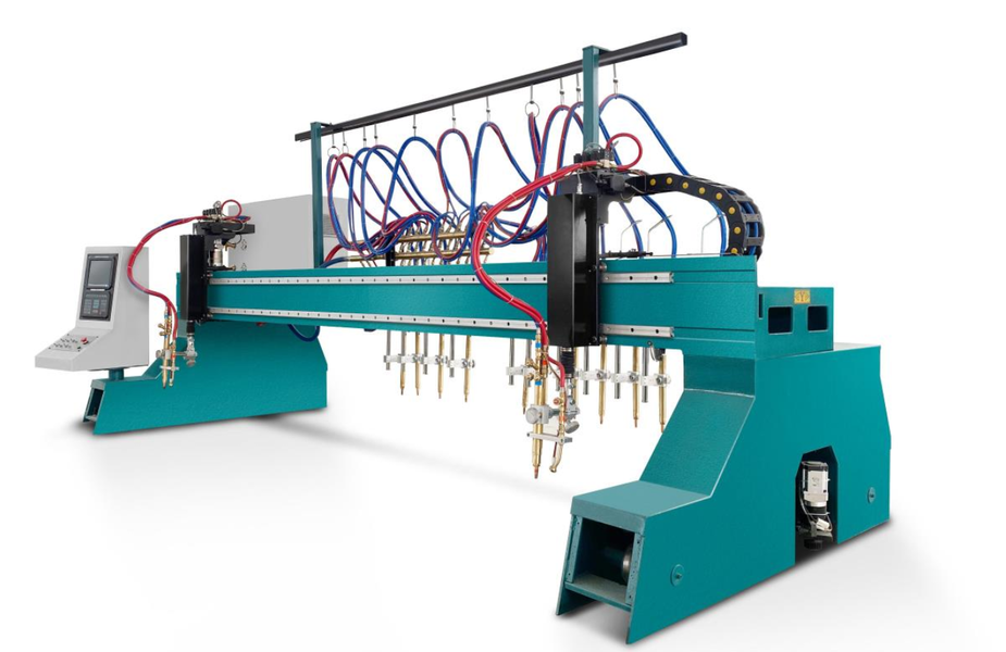 Máy cắt thép tấm CNC dạng cổng sử dụng nguồn Plasma và Oxy-fuel